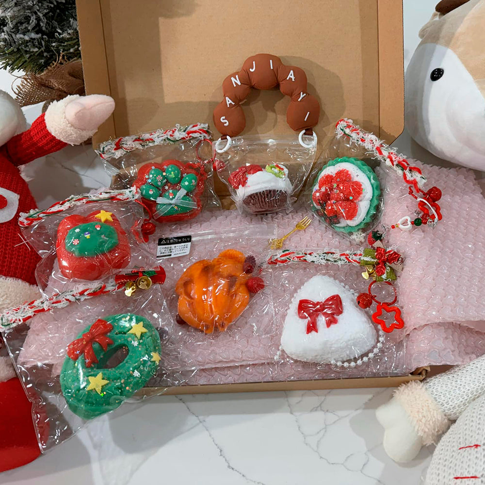 Christmas Bundle Box - 7 toys | Handmade Taba Squishy