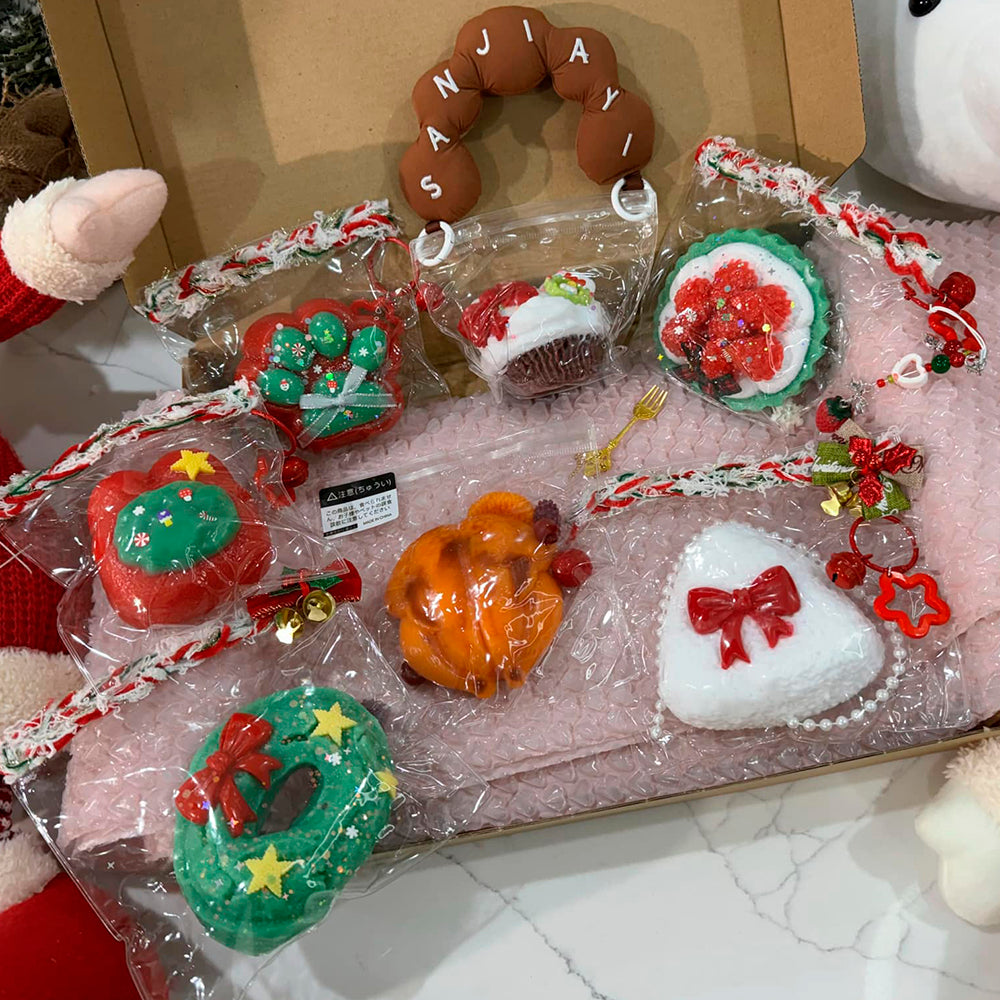Christmas Bundle Box - 7 toys | Handmade Taba Squishy