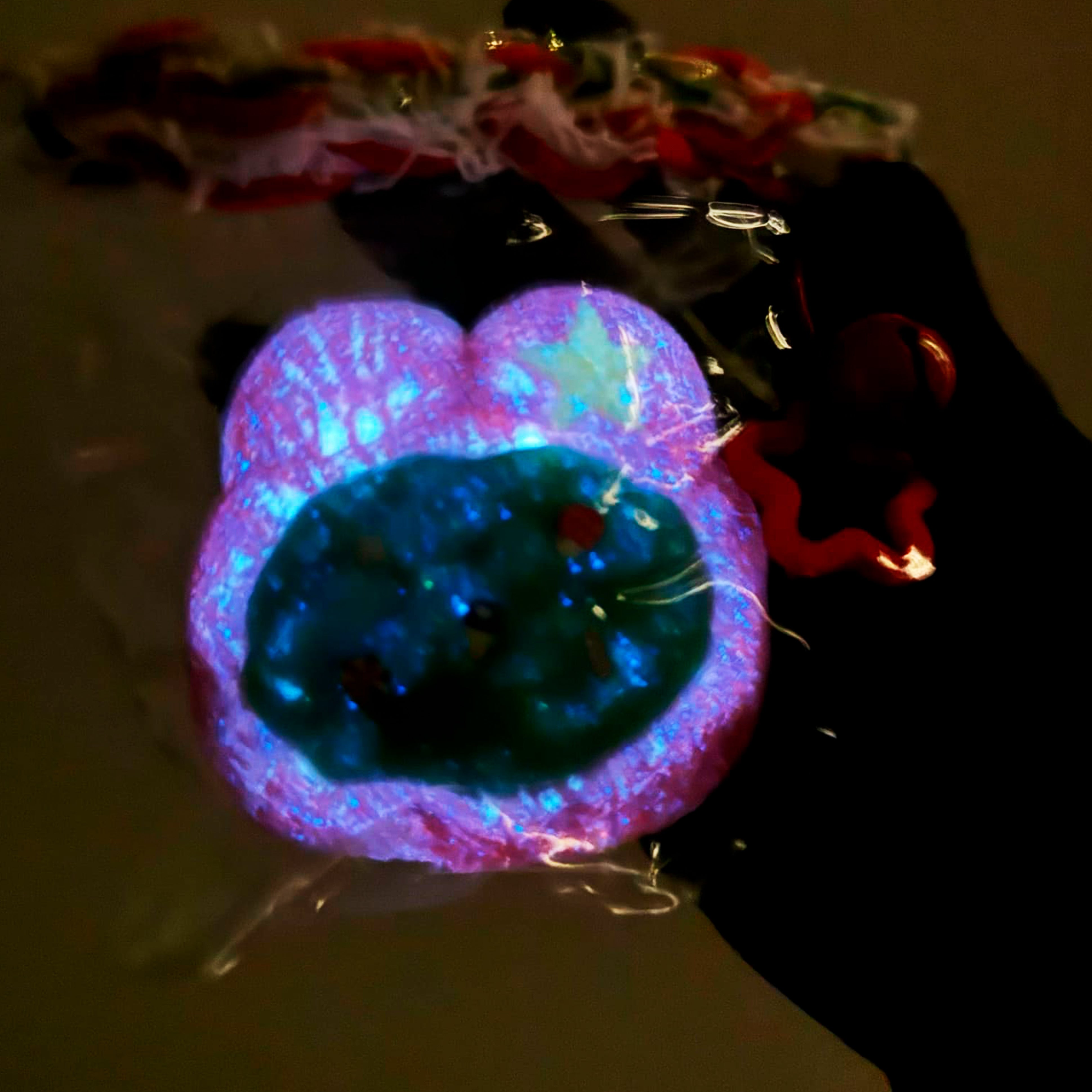 Luminous Christmas Bunny | Handmade Taba Squishy