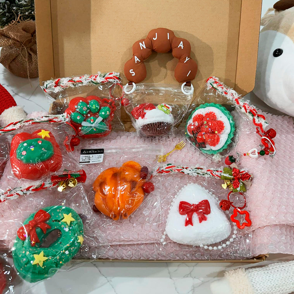 Christmas Bundle Box - 7 toys | Handmade Taba Squishy