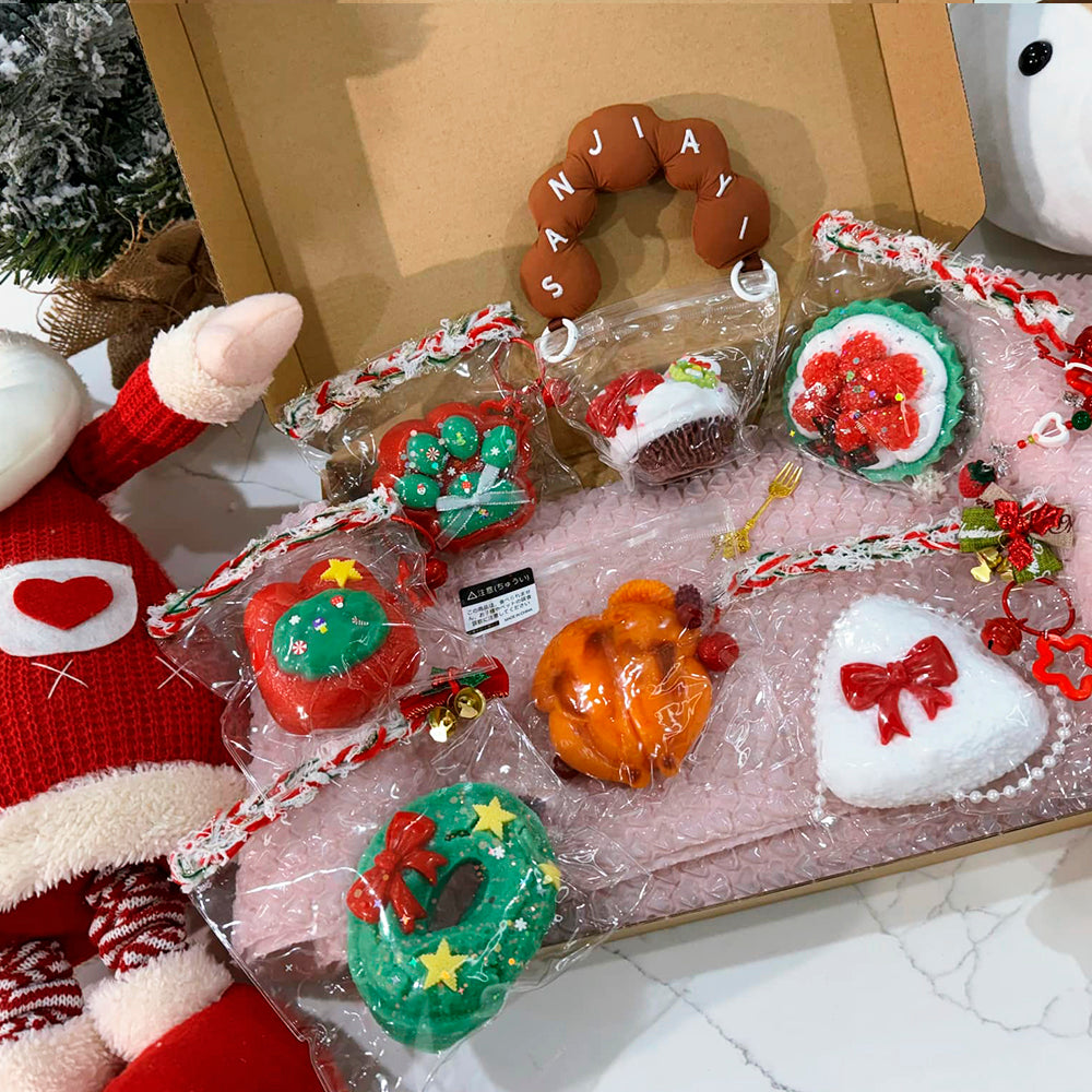 Christmas Bundle Box - 7 toys | Handmade Taba Squishy