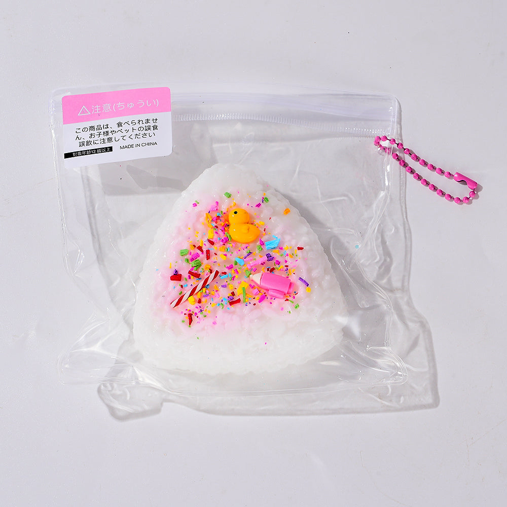 Handmade Taba Squishy | Duckling Rice Ball | Stress Relief Toy