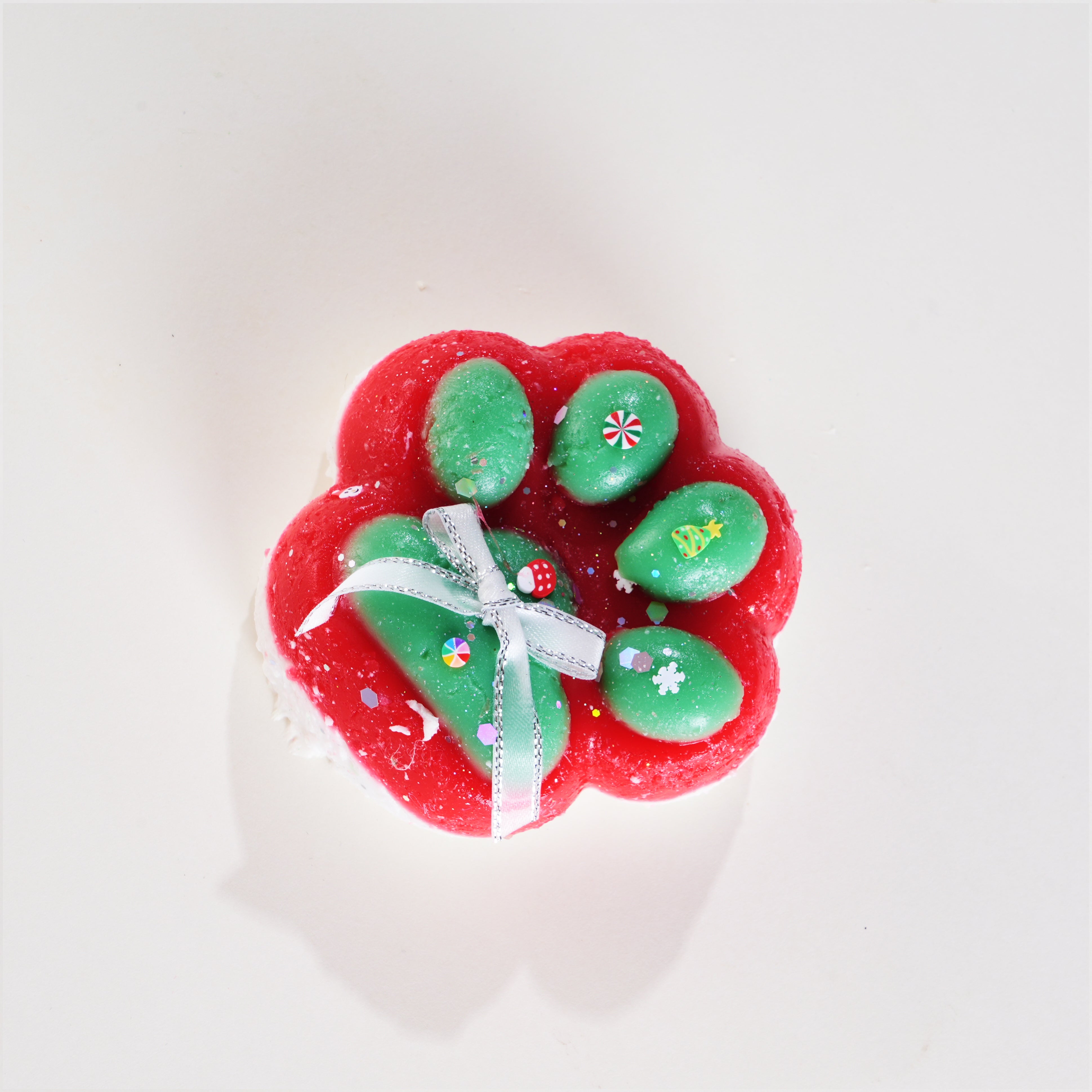 Luminous Christmas Cat Paw | Handmade Taba Squishy | Squeeze Toy